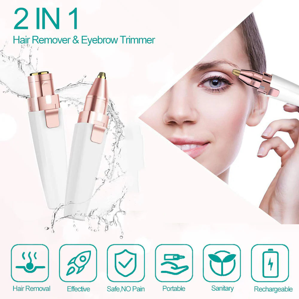 Depiladora Facial 2 En 1
